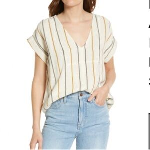 Madewell stripe shirt. Size XS